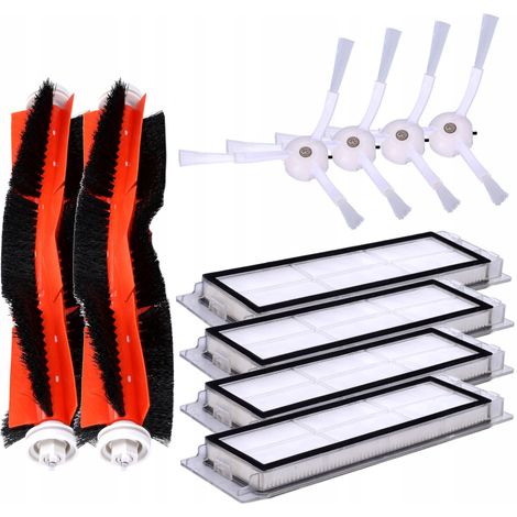 Jeu de brosses et filtres pour aspirateur Robot XIAOMI MI 1 2 RoboRock S50 S60 S5 S6