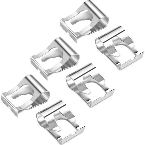 6 Stück Reparaturclips für Wischergestänge, Reparaturklemmen für Wischerstangen, Reparaturclips für Wischerarme (1/5)