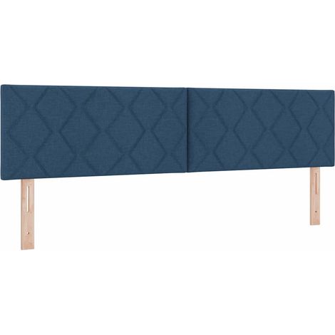 Tête de lit Bleu 180 cm tissu vidaXL (1/5)