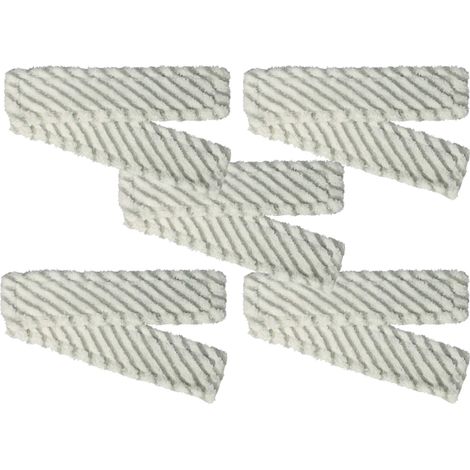 vhbw 10x Replacement Cover Scrubber Sleeve Large compatible with Bosch GlassVAC Window Cleaner Squeegee - Mop Attachment Cloth Pad