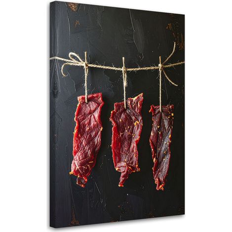 Stampe su Tela, Carne essiccata appesa, 60x90 (1/5)