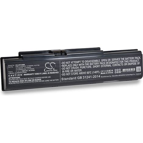 NX - Batterie ordinateur portable compatible Lenovo 11.1V 4400mAh - ASM 121TM030 (1/3)