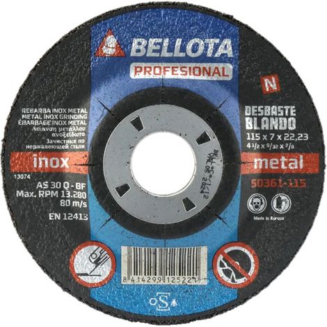 Metallschleifscheibe 115x7mm 50361 Professional Bellota (1/2)