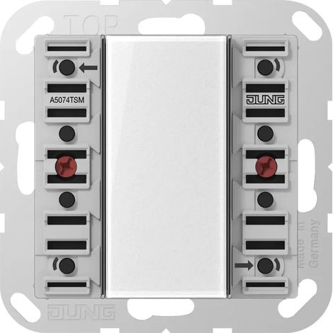 Jung KNX Tastsensor-Modul Standard, 4fach, F50, Serie AS/A A 5074 TSM (1/2)