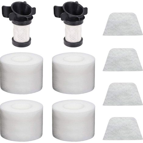 Filtre De Remplacement - Pour Aspirateur Shark ION Flex DuoClean X30 X40 F60 F80 IF200 IF201 IF202 IF205 IF251 IF252 IF281 IF282 IF285 UF280 IC205 IR70 IR100 IR101 - 2 Filtres Post-Moteur 4 En Mousse  (1/5)