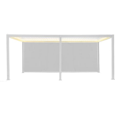 sweeek - Bioklimatische motorisierte Pergola Triomphe 3x6m mit LED + 2 Markisen 3 m (1/5)
