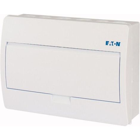 Coffret en saillie IP40 1 rangée 12 mod porte blanche 000281691 EATON BC-O-1/12-TW-ECO (1/3)