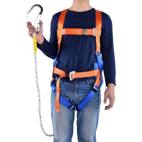 Harnais de sécurité antichute Ineasicer, ceinture de travail en hauteur pour chantier, entretien, exploration et opérations en altitude, équipement de protection robuste et fiable. (1/4)