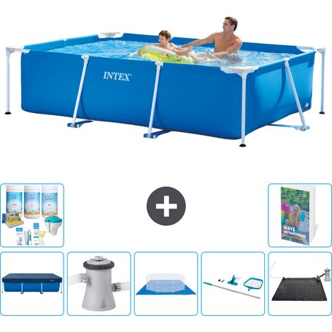Intex Piscine Tubulaire Rectangulaire - 260x160x65 cm - 8-pièces S20021 (1/5)