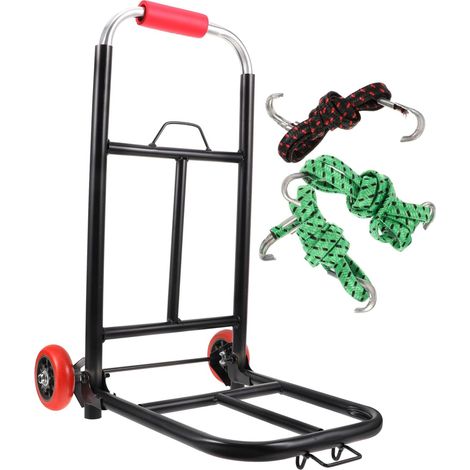 de courses pliable SOLUSTRE avec roues en PU et structure en