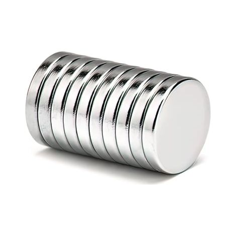 Lot de 10 aimants néodyme - Aimants puissants - Ronds (1/5)