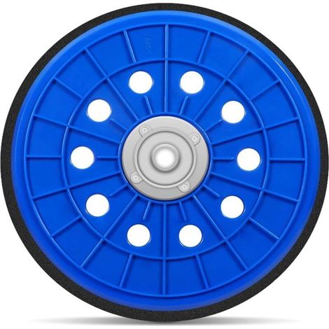 215 mm Replacement Sanding Disc Wall Sander Plate with 10 Holes, M14 Velcro Tray for Giraffe Ceiling Sander Long Neck Sander (1/5)