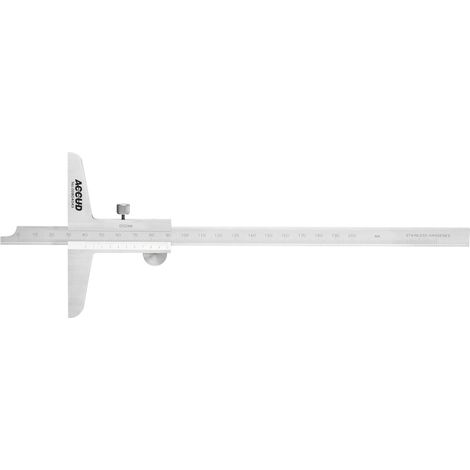 Accud 1601080 Tiefenmessschieber 200 mm
