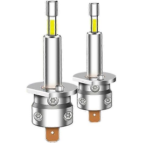 Lot de 2 ampoules LED H1 Mini 360° 100 W 30 000 lm pour phares de voiture, feux de brouillard, feux de jour (DRL), EK (1/5)