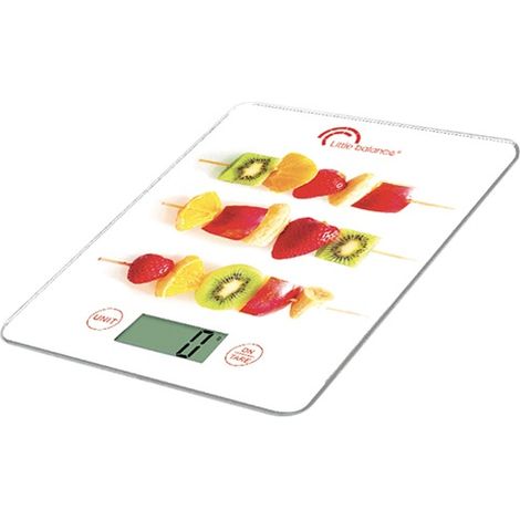 Balance de cuisine electronique 5kg/1g blanc - Little Balance - 8549 (1/4)