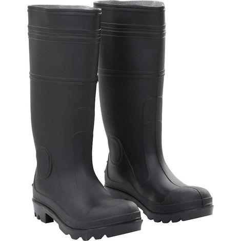 Bottes en caoutchouc noir taille 38 PVC