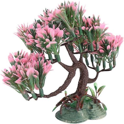 Plantes aquatiques artificielles vertes et colorées pour aquarium (Q&8209S015E) (1/3)