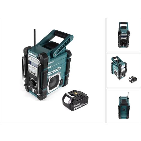 Makita DMR 112 M1 Radio da cantiere a batteria 7,2 - 18 V Bluetooth DAB+ + 1 batteria da 4,0 Ah - senza caricabatteria (1/5)