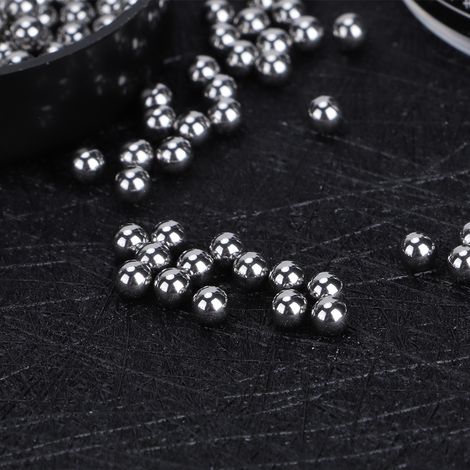 500 billes de nettoyage en acier inoxydable de 3 mm pour carafes à vin - Outils de nettoyage ménagers (1/5)