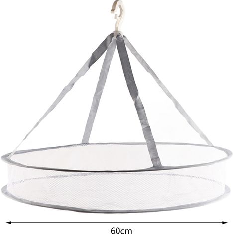 Séchoir pliable suspendu pour vêtements et linge, panier à tricots et filet de séchage (1/5)