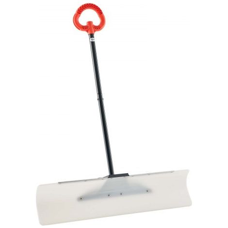Pala Quitanieves de 91,5 cm con Agarre Ergonómico, Hoja de Plástico HDPE, Mango Segmentado para Invierno y Borde Metálico, Herramienta Portátil para Quitar Nieve en Carreteras y Jardines (1/5)