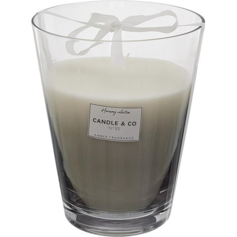 Bougie Parfumée 3 Mèches "Harmony" 23cm Ambre