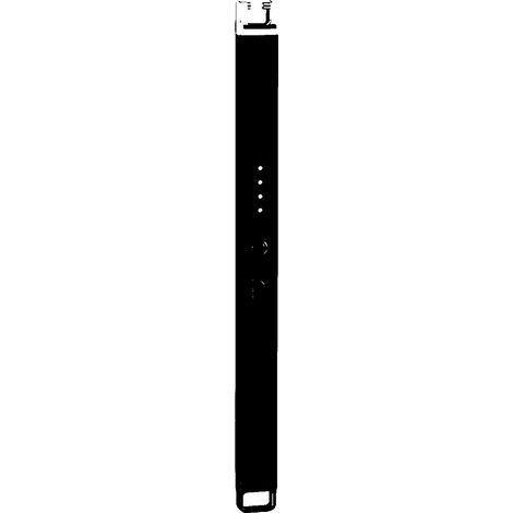 Briquet Électrique - Tige Allongée 198 Mm - Verrouillage De Sécurité - Rechargeable Usb Type-C - Résistant Au Vent - Pour Bougies Camping Barbecue - Noir ×1 (1/5)