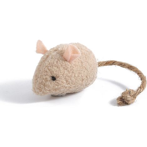 Jouets à l'herbe à chat, 5 pièces Jouets en peluche pour chaton souris (1/5)
