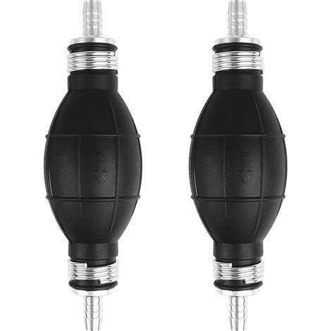 8mm Poire d'Amorçage Carburant Auto Bateau 2Pcs Carburant Diesel Pompe à Main pour Transférer le Gaz Carburant Diesel Eau Liquide Automobile Jardin Pompe (1/5)