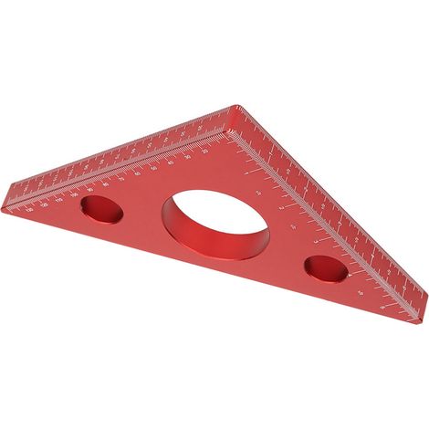 Winkelmesser aus Aluminiumlegierung, Mess- und Konstruktionswerkzeug für die Holzbearbeitung. (1/5)