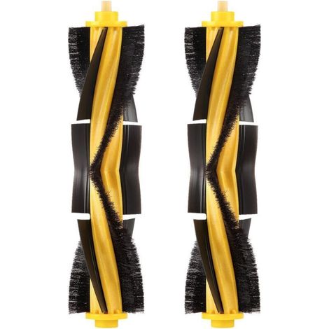 (2 pièces) Brosses à Rouleaux Brosse Principale Pièces de Rechange pour Robot aspirateur Ecovacs DEEBOT OZMO 920 950 T8 AIVI Max T9 T5 N5 N7 N8+ N8 Pro DX55 DX93 DJ65 (1/5)