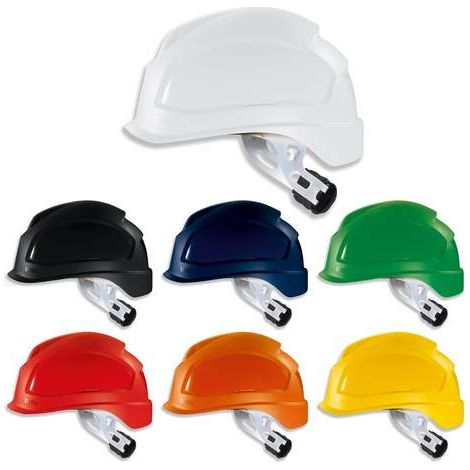 UVEX Schutzhelm pheos E-S-WR grün kurzer Schirm Drehrad 9770.431