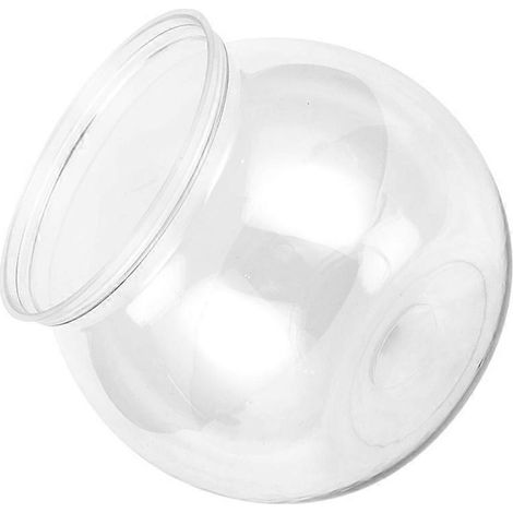 Aquarium rond en plastique transparent, 3 tailles, porte-ornements incassable - Mini (1/4)
