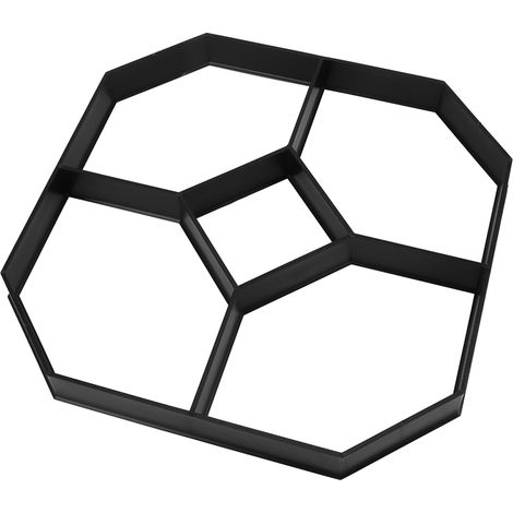 Moule hexagonal pour pavés en béton à faire soi-même, idéal pour créer des allées en briques de ciment pour jardin, cour et terrasse. (1/5)