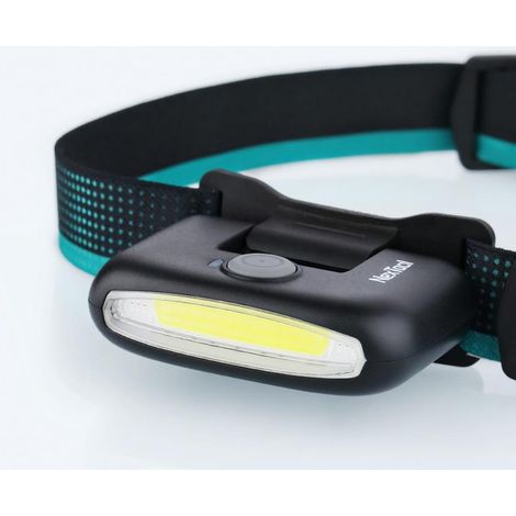 Lampe frontale multifonctionnelle Pêche Course à pied Cyclisme Activité extérieure Lampe frontale étanche rechargeable - Noir, 640mAh, 1pc (1/4)