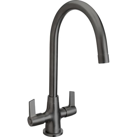 Bristan Echo EasyFit Mono Kitchen Sink Mixer Tap - Gun Metal (1/4)