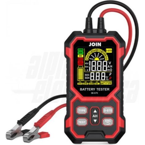Tester batterie piombo 12v 24v misurazione ah alpha elettronica 98-876