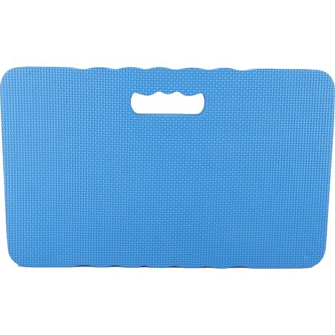Genouillère De Jardinage En Eva - Protection Confortable Pour Yoga Et Exercice - Design Ondulé Bleu - 1 Pièce (1/5)