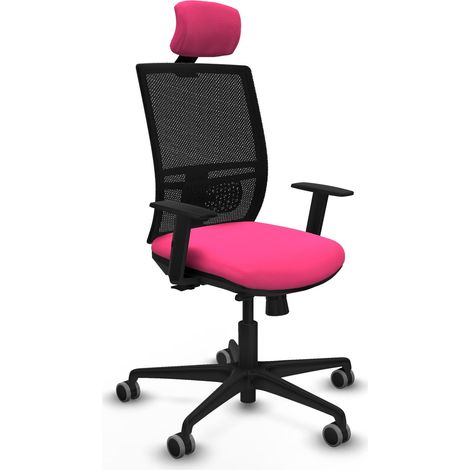 Chaise de bureau piqueras y crespo Yunquera noir mousse haute qualité (1/2)