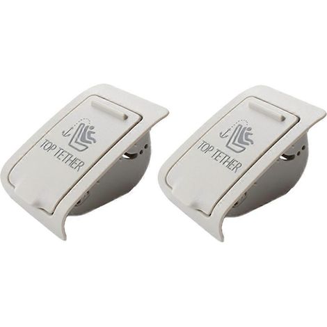 2 clips de fixation ISOFIX pour siège arrière (réf. 2058680139) pour Mercedes-Benz W205 C180 C220 (2015-2021), clip de ceinture de sécurité enfant B (1/5)