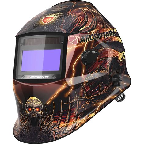 Maschera per saldatura, auto-oscurante, tecnologia a colori reali, A (1/2)