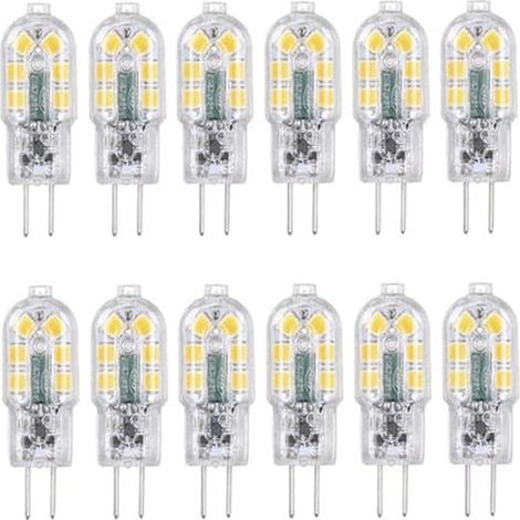 Ecleanfy - Ampoules LED Tomshine G4, lot de 12, blanc chaud (1/5)