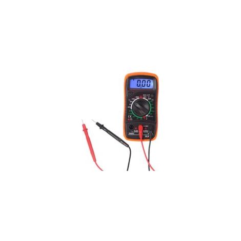 XL830L Digitalmultimeter, 2000 Counts, Mini-Multimeter, Batterietester, Strom, Spannung, AC/DC, Widerstand, Summer, Transistor, Voltmeter, Amperemeter mit hintergrundbeleuchtetem LCD-Display