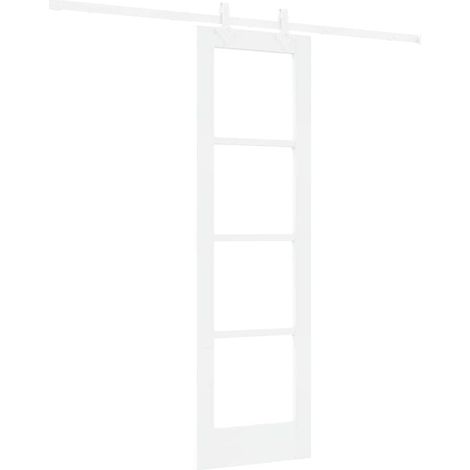 Maison Exclusive - Schiebetür Weiß 61 x 198,5 cm Massivholz Kiefe
