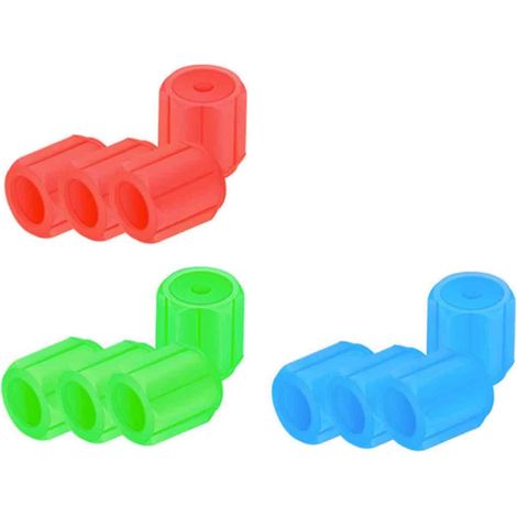Bouchon de Valve - Fluorescent - Pour Pneu de Voiture - Universel - 12 Pièces