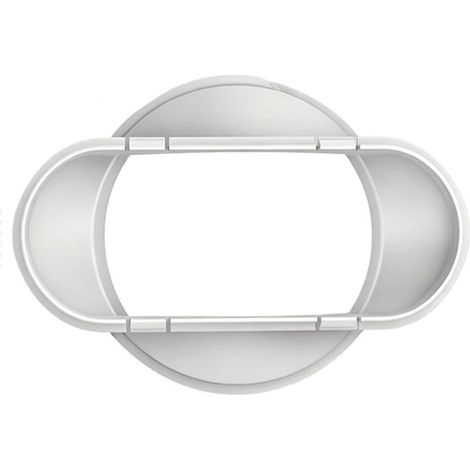 Raccord pour tuyaux de climatisation - Raccord de tuyau d'évacuation léger - Pour une utilisation dans un appartement, un appartement en location (1/5)
