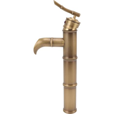 Robinet Antique, Robinet d'évier Chaud et Froid en Cuivre pour la Cuisine (1/5)