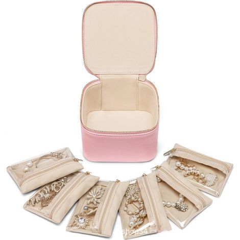 portable voyage ent pour bijoux voyage Présentoir portable boucles d'oreilles, clous et bagues colli (1/5)