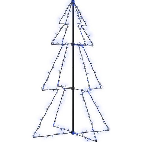 Christmas Cone Tree 160 LEDs Indoor and Outdoor 78x120 cm vidaXL