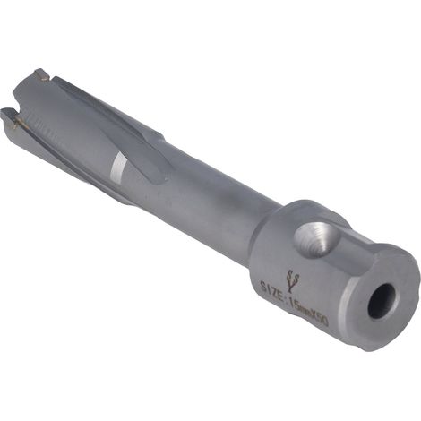 Ringkernbohrer 50 mm Tiefe, effizientes und präzises Schneiden, 40CR Hartmetall-Hohlkernbohrer 15 mm / 0,59 Zoll (1/5)